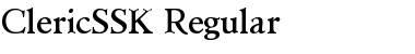 ClericSSK Regular Font