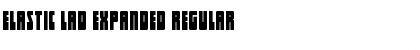Elastic Lad Expanded Regular Font