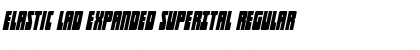 Elastic Lad Expanded SuperItal Font