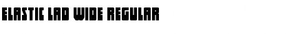 Elastic Lad Wide Regular Font