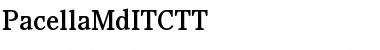 PacellaMdITCTT Regular Font