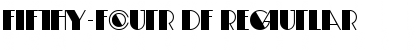 Fifty-Four DF Font