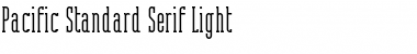 Pacific Standard Serif Light Font