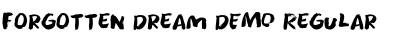 Forgotten Dream DEMO Regular Font