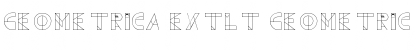 Geometrica ExtLt geometric Font
