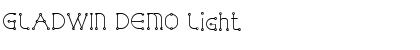 GLADWIN DEMO Light Font