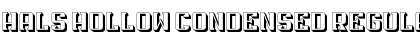 Hals Hollow Condensed Regular Font