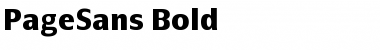 Download PageSans-Bold Font
