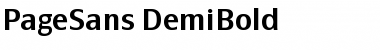 PageSans-DemiBold Regular Font