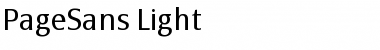 PageSans-Light Font