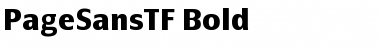 PageSansTF-Bold Regular Font