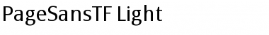 PageSansTF-Light Regular Font