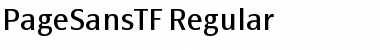 PageSansTF-Regular Regular Font