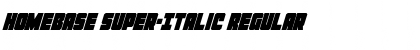 Homebase Super-Italic Font