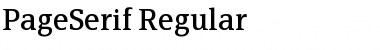 PageSerif-Regular Font