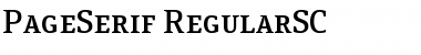 PageSerif-RegularSC Font