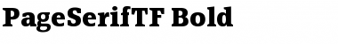 PageSerifTF-Bold Font