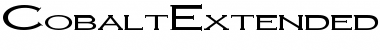 CobaltExtended Font