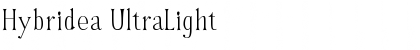 Hybridea UltraLight Font