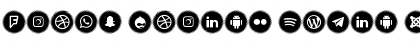 Download Icons Social Media 15 Font