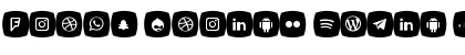 Icons Social Media 5 Regular Font