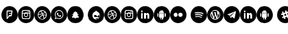 Icons Social Media 8 Font
