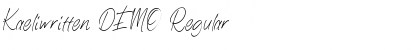 Kaeliwritten DEMO Font