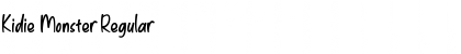 Download Kidie Monster Font