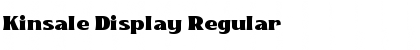 Kinsale Display Regular Font