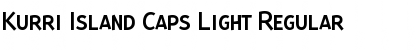 Kurri Island Caps Light Font