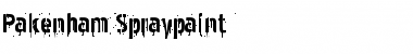 Pakenham Spraypaint Font