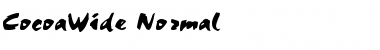 CocoaWide Normal Font