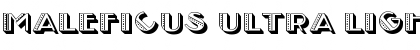 Maleficus Ultra Light Font