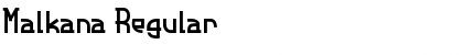 Malkana Regular Font