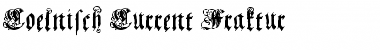 Coelnisch Current Fraktur Font