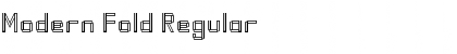 Modern Fold Font