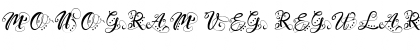 Monogram Veg Font