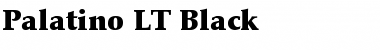 Download Palatino LT Black Font