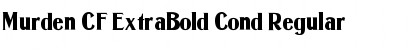 Murden CF ExtraBold Cond Regular Font