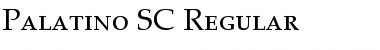 Palatino SC Regular Font