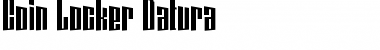 Coin Locker Datura Regular Font