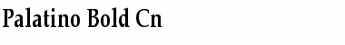 Palatino-Bold Cn Font