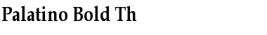 Palatino-Bold Th Regular Font