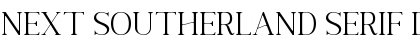Next Southerland Serif DEMO Font