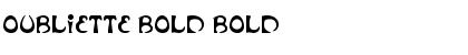 Oubliette Bold Bold Font