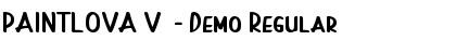 PAINTLOVA V2 - Demo Regular Font