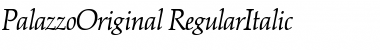 PalazzoOriginal RegularItalic