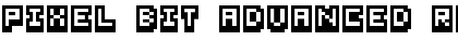 Pixel Bit Advanced Font