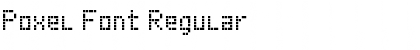 Poxel Font Regular Font