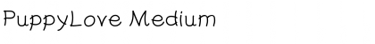 PuppyLove Medium Font